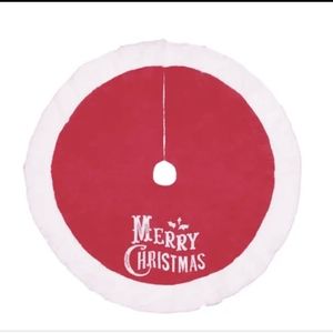 Red Shed Merry Christmas Tree Skirt